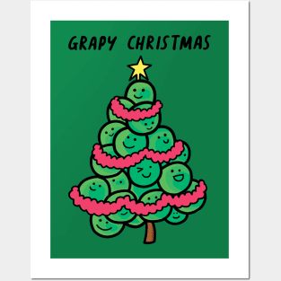 Grapy Christmas Posters and Art